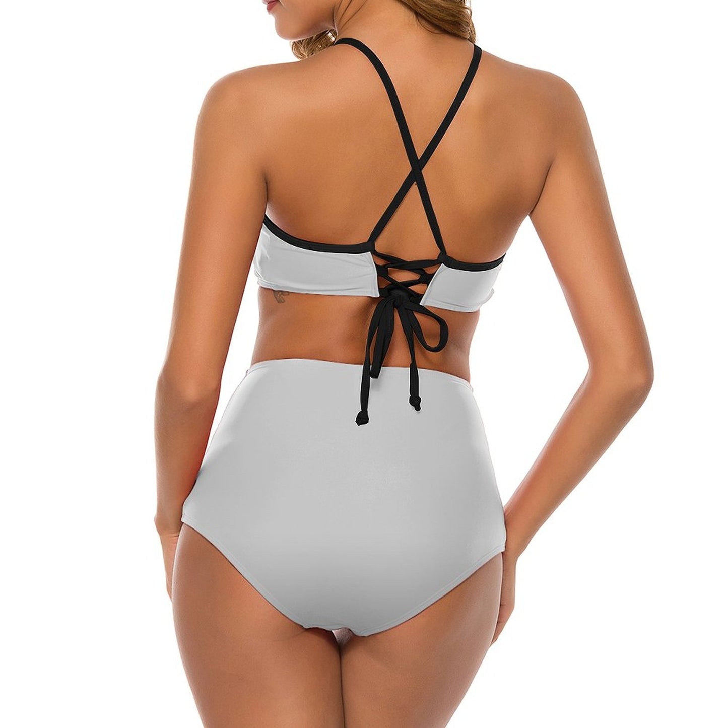 Bikini Monospalla Personalizzato | Costume a Vita Alta di Design
