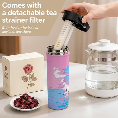 Borraccia Termica con Infusore 20oz Personalizzabile