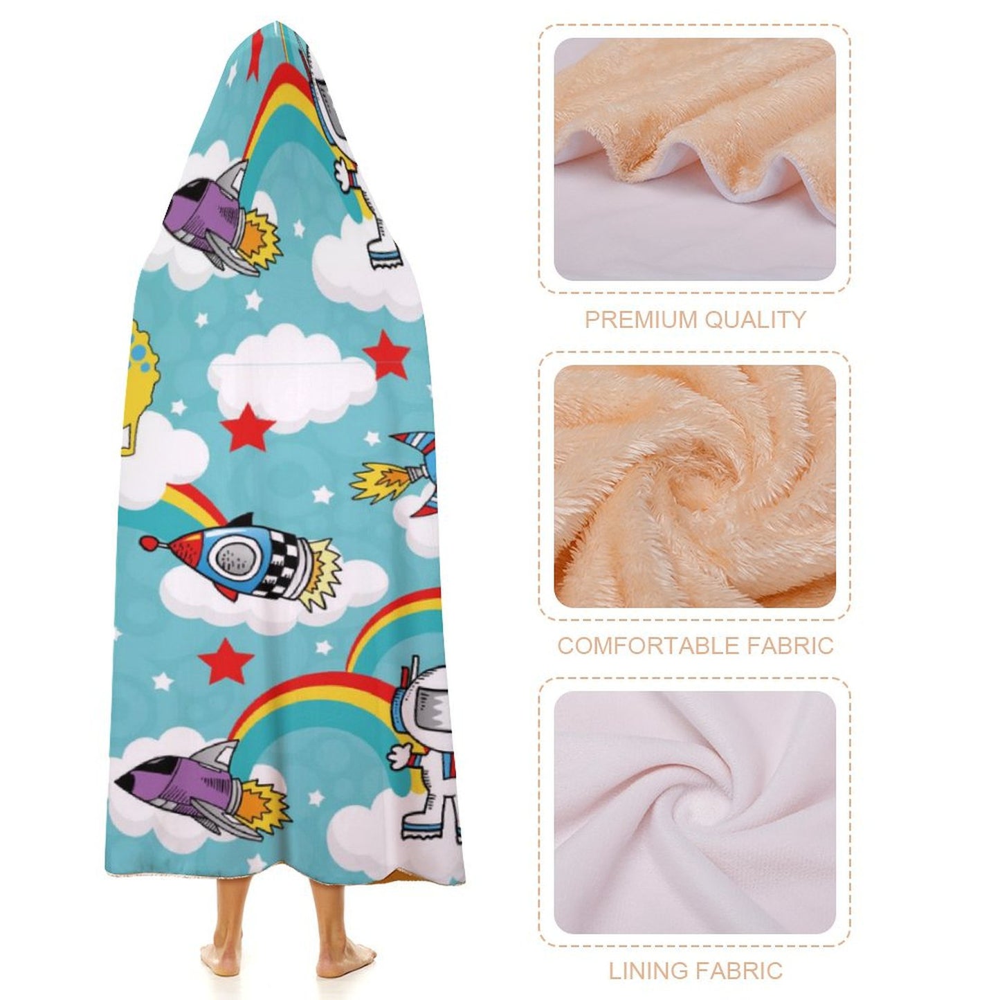 Coperta con Cappuccio Personalizzata | Indossa il Tuo Comfort con Stile