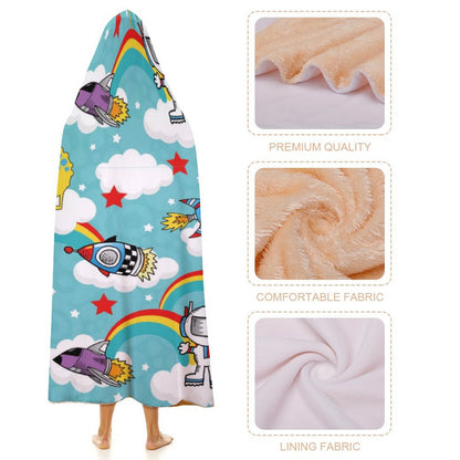 Coperta con Cappuccio Personalizzata | Indossa il Tuo Comfort con Stile