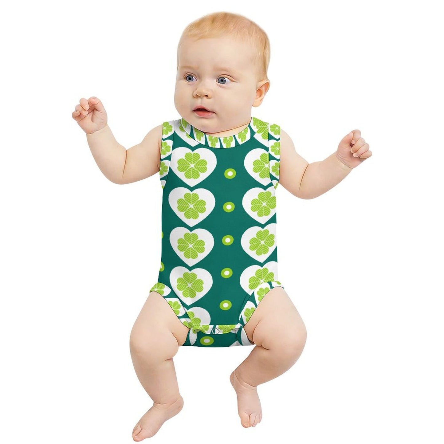 Body Neonato Personalizzato Senza Maniche in Cotone 100%
