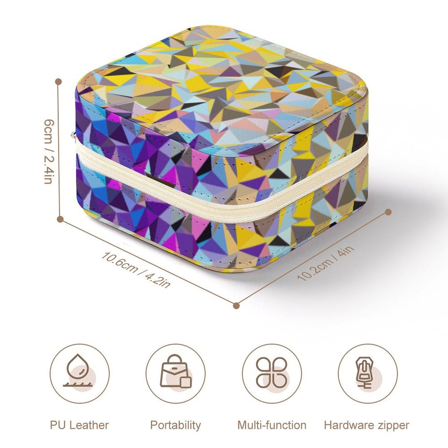 Portagioie da Viaggio Personalizzato con Foto | Scatola per Gioielli in Pelle PU