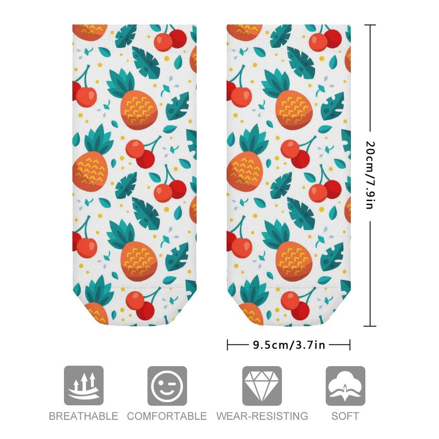 Calzini Corti Personalizzati con Foto | Comfort e Stile Unico