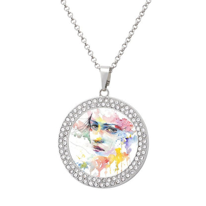 Collana a Piastrina Personalizzata in Acciaio al Titanio