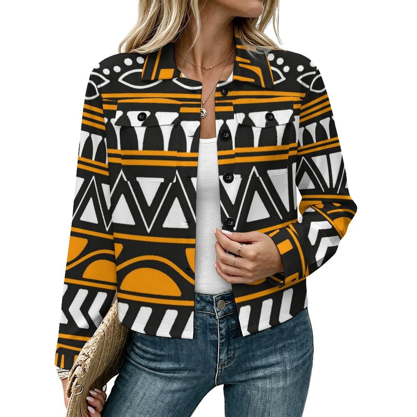 Giacca Camicia Corta Personalizzata da Donna