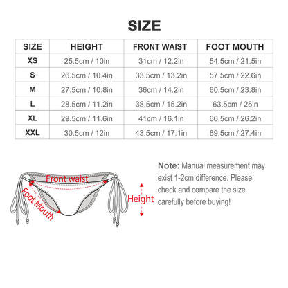 Slip Bikini Personalizzato con Laccetti | Crea la Tua Vestibilità