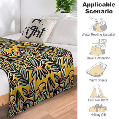 Coperta Personalizzata Flanella Anti-Pilling | Plaid Morbido con Foto