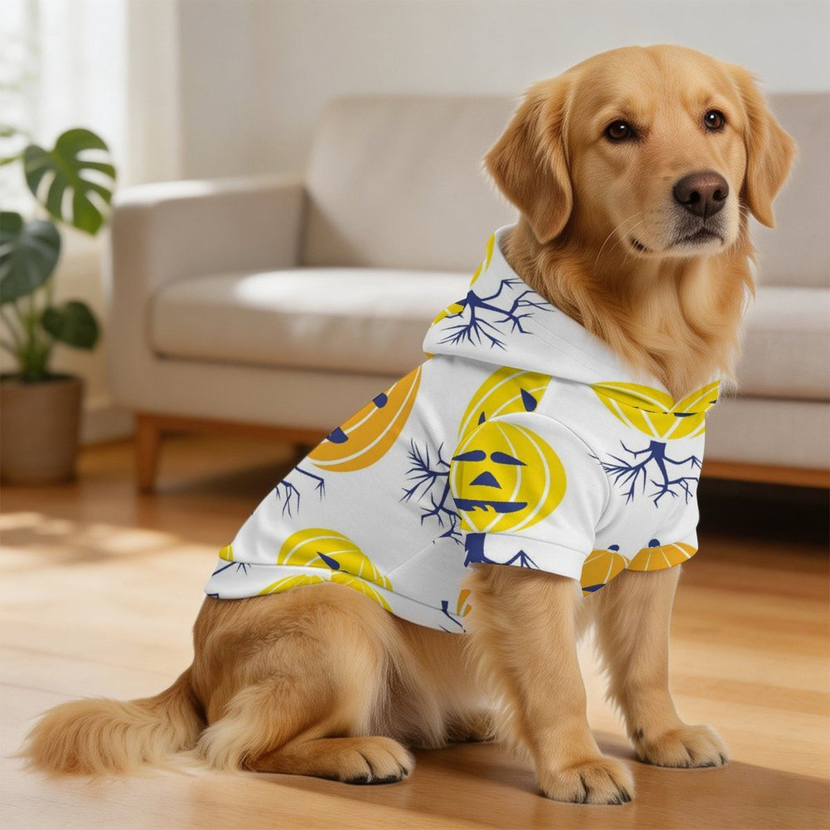 Felpa con Cappuccio Personalizzabile per Cani di Taglia Grande