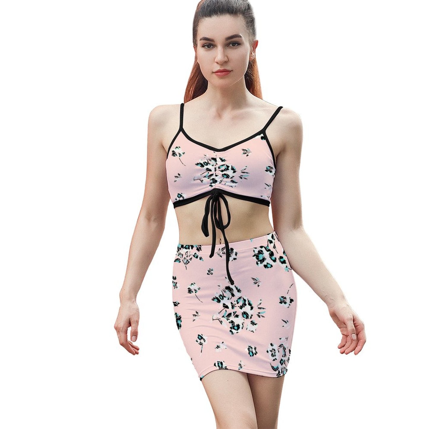 et 2 Pezzi Bodycon Gonna e Top | Completo Sexy Clubwear Personalizzato