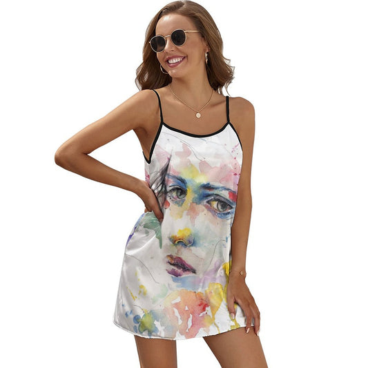 Abito Sottoveste in Raso Personalizzato | Vestito Sexy per Donna