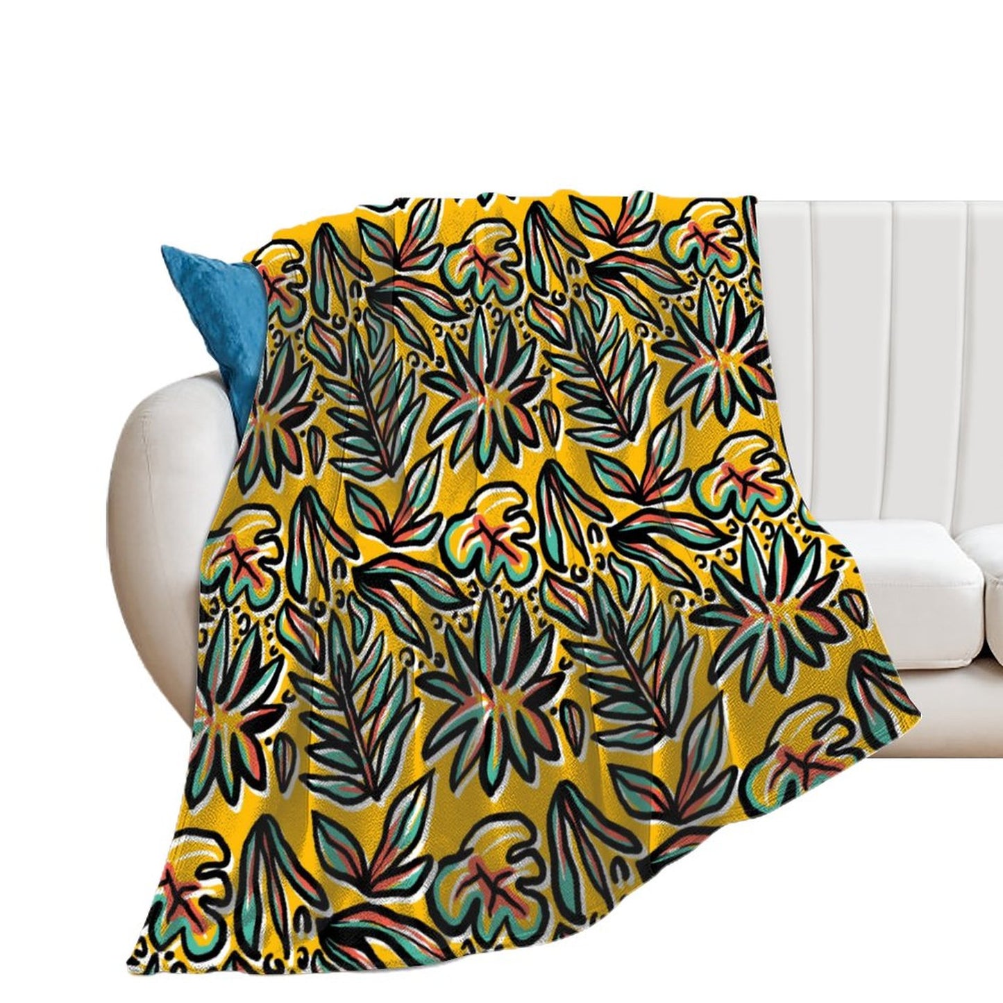 Coperta Personalizzata Flanella Anti-Pilling | Plaid Morbido con Foto