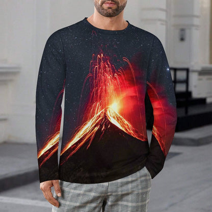 T-shirt Uomo Manica Lunga Personalizzata | Stampa Integrale su Piqué