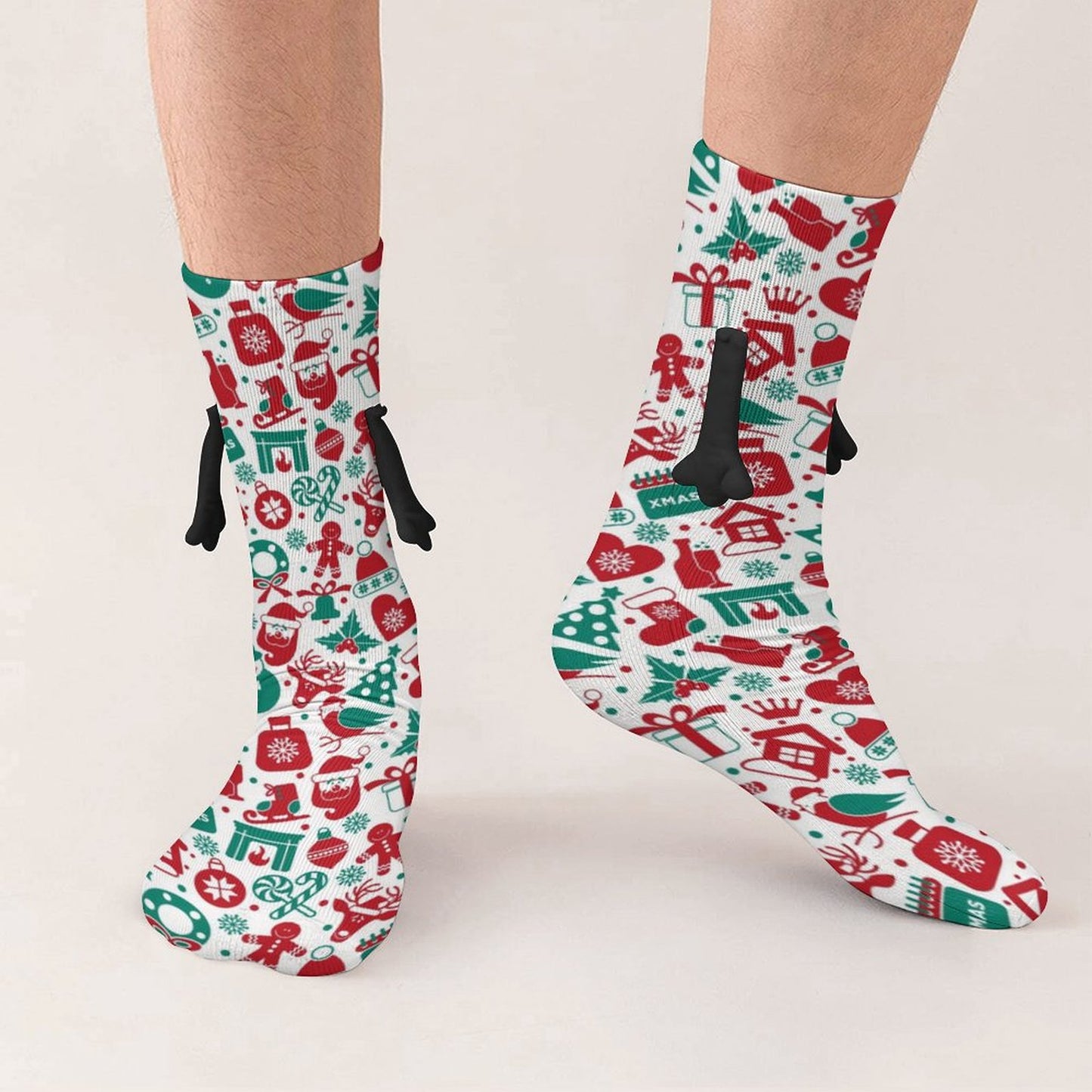 Calze Magnetiche Personalizzate che si Tengono per Mano | Regalo Unico