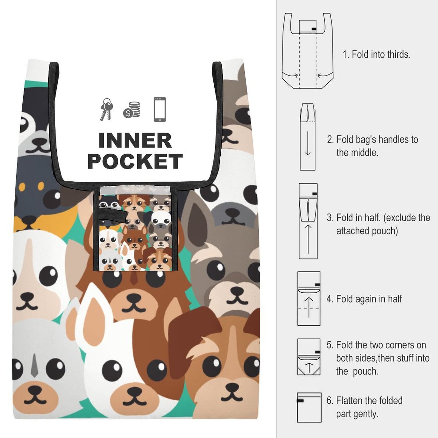 Borsa Spesa Pieghevole Personalizzata | Tessuto Ripstop 18kg & Eco