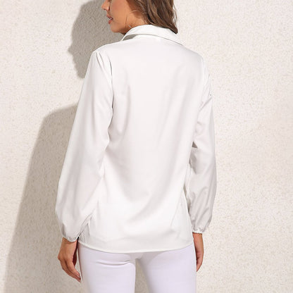 Camicia Donna Vintage Custom | V-Neck & Manica Lunga | Stile Boho Chic