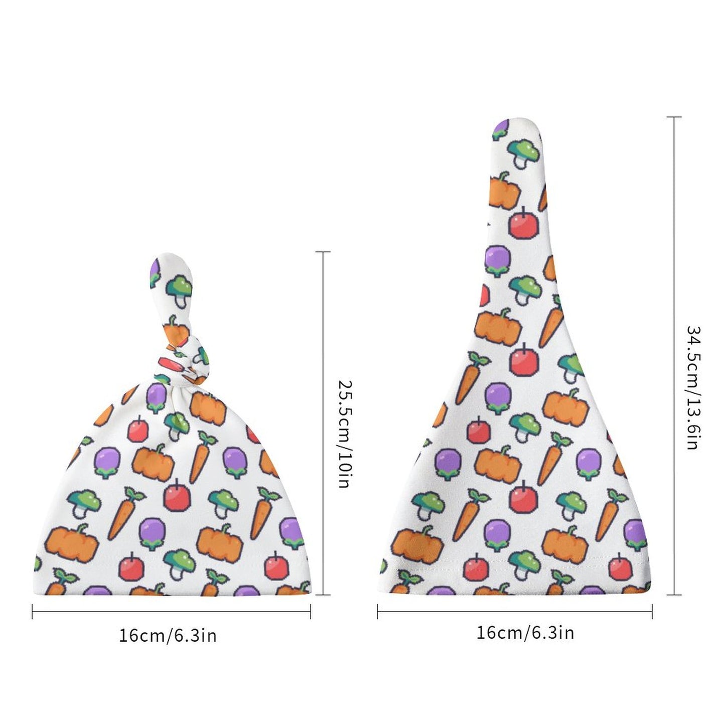 Cappellino Neonato Personalizzato | Morbido Berretto con Nodo
