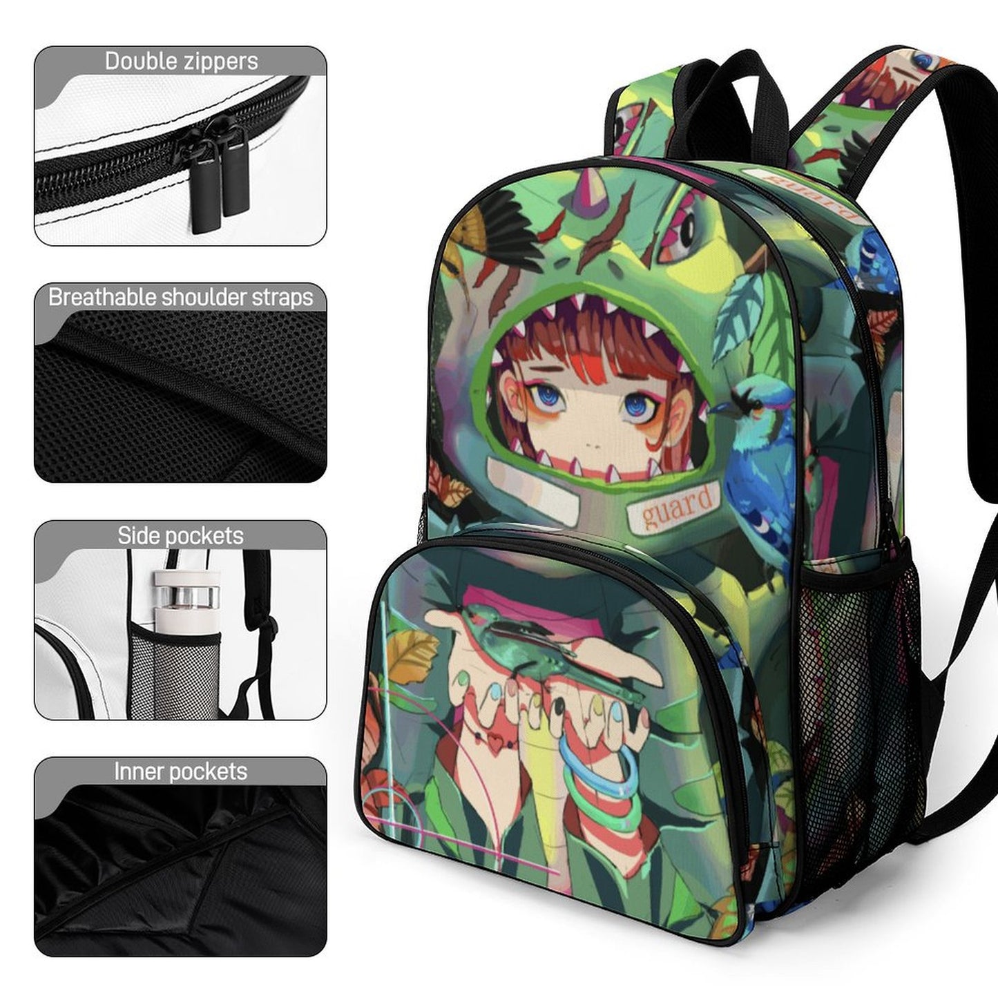 Zaino Personalizzato Grande Capacità | Zaino Scuola Impermeabile
