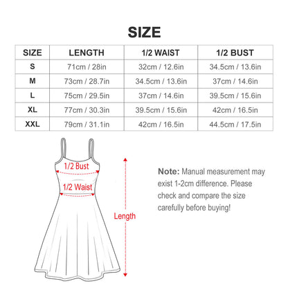 Abito Svasato Spalline Regolabili | Vestito Skater Dress Personalizzato