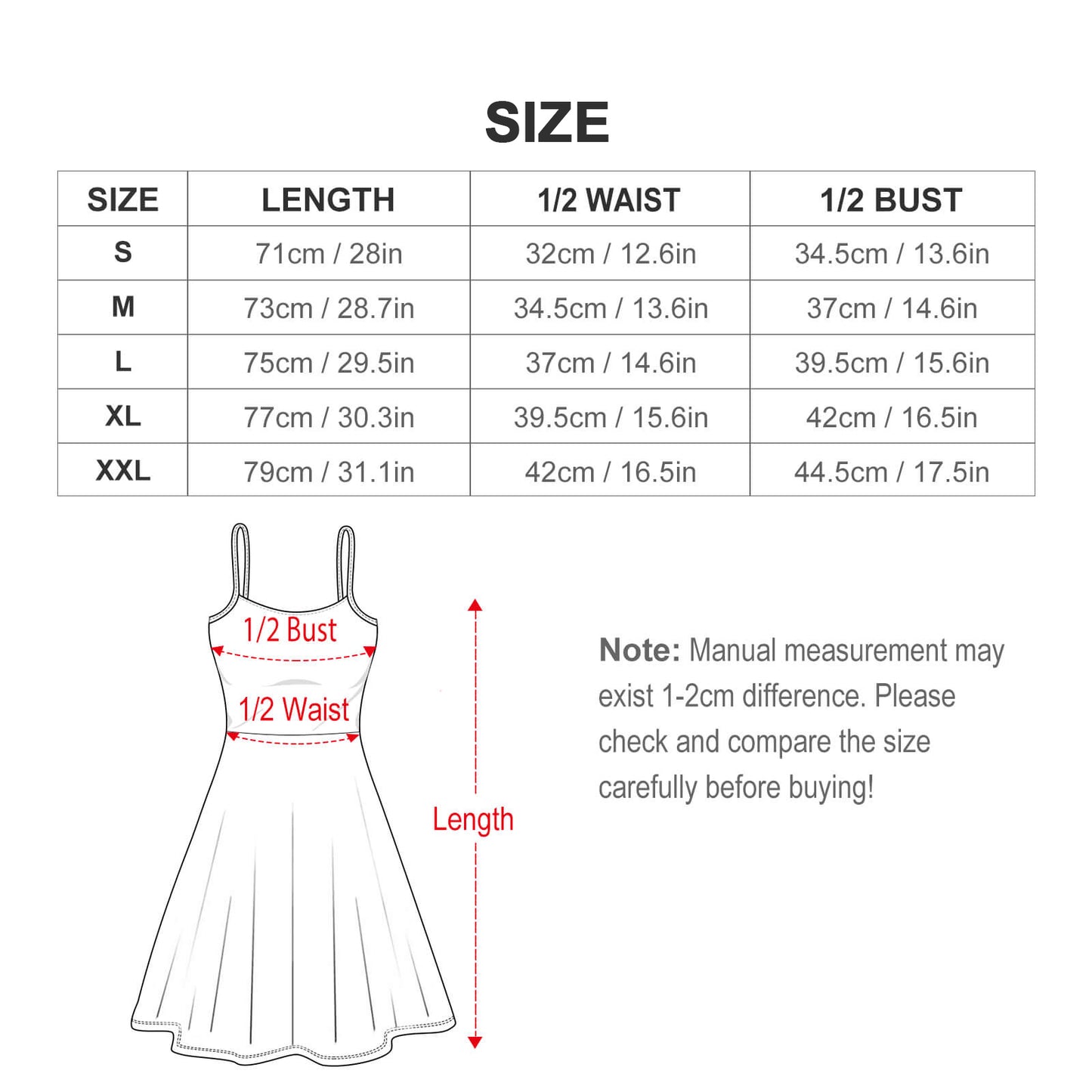 Vestito Sottoveste Personalizzato | Mini Abito con Spalline