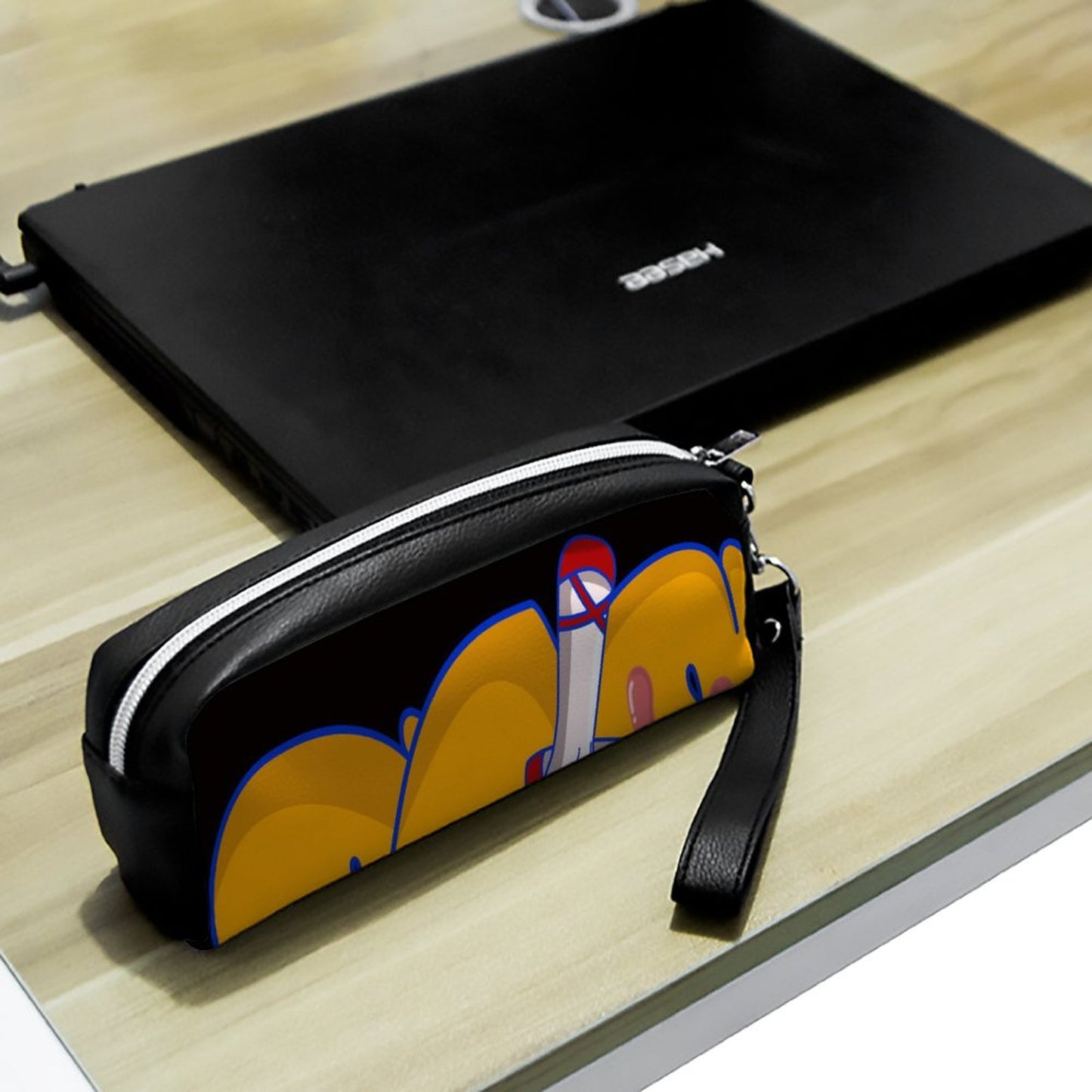 Astuccio Pelle Grande Capacità | Organizer Trucco Doppio Strato UV