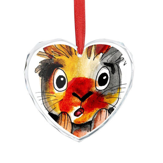Ornamento Cuore di Cristallo Personalizzato con Foto | Regalo Unico