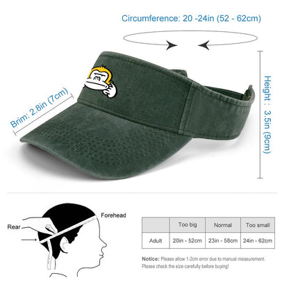 Visiera da Sole Personalizzata | Cotone Traspirante per Uomo e Donna