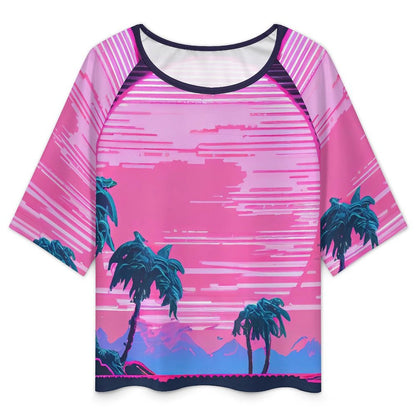 T-Shirt Donna Scollo a Barca Personalizzabile | Maglia a Coste