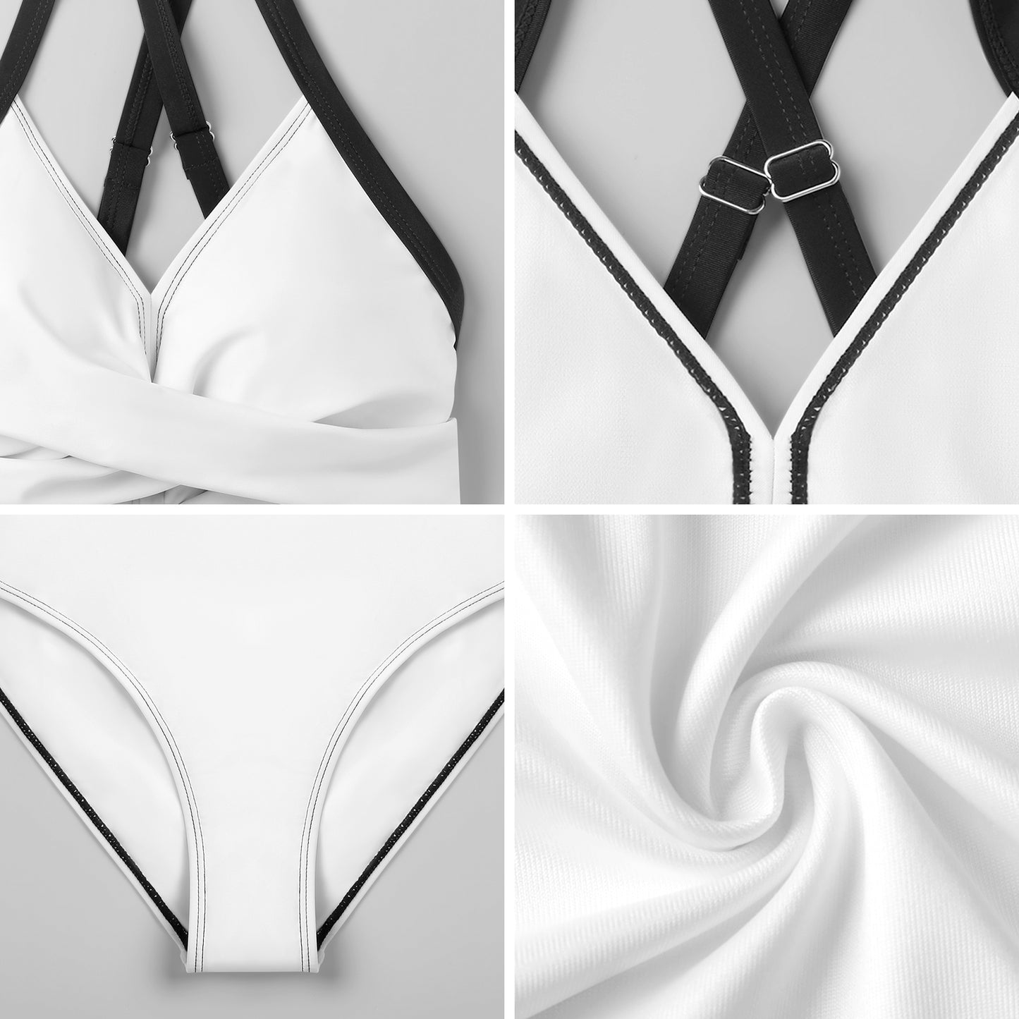 Costume Intero Donna con Cutout, Schiena Aperta e Pantaloncino Integrato — Personalizzabile con Stampa, dalla S alla 2XL
