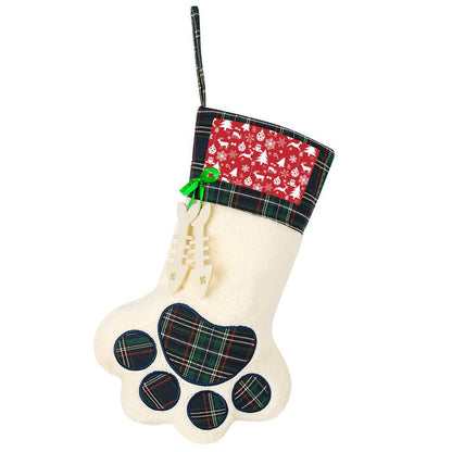 Calza di Natale Peluche per Animali | Personalizzata con Foto