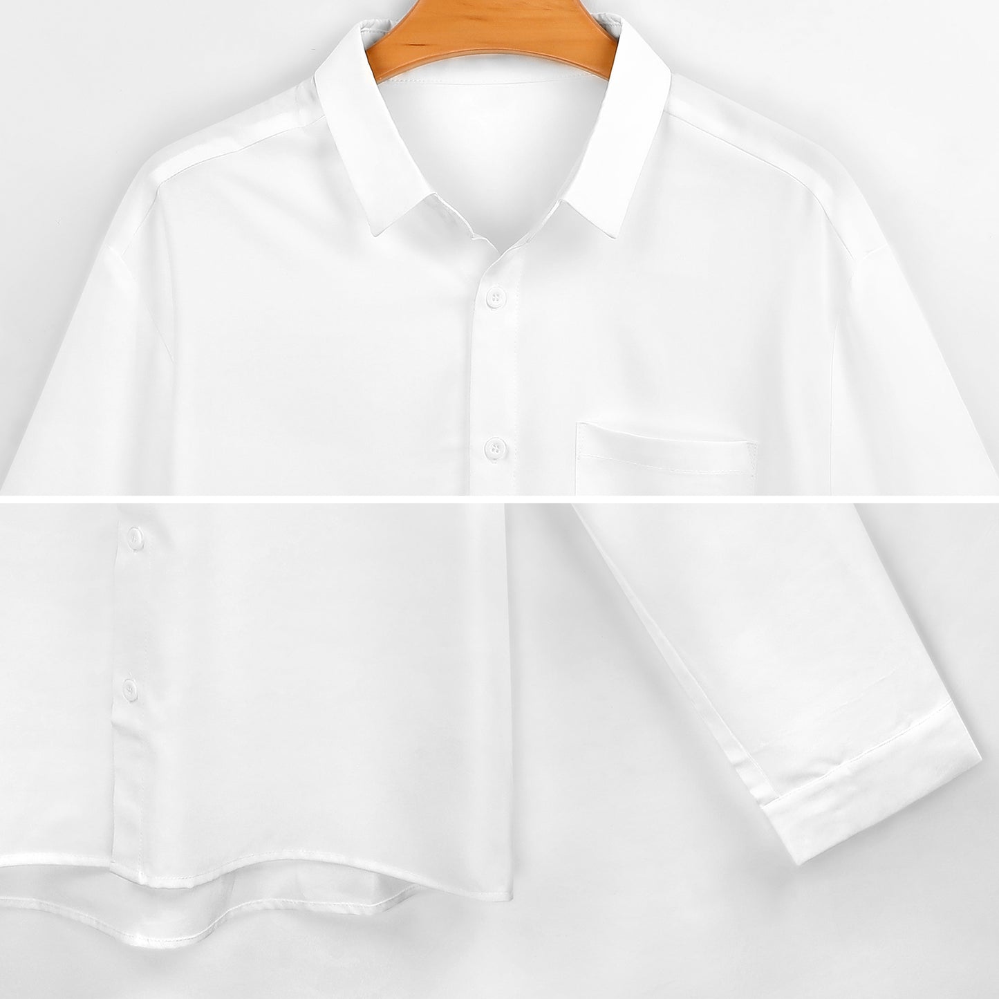 Camicia Uomo 4-Way Stretch | Comfort Anti-Piega & Taglie Forti (S-6XL)