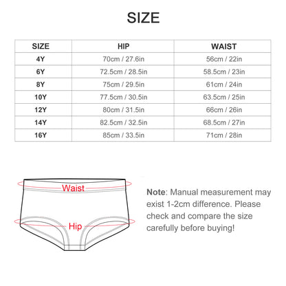 Slip Bimba Personalizzati | Seta di Latte | Stampa Unica | Comfort Quotidiano