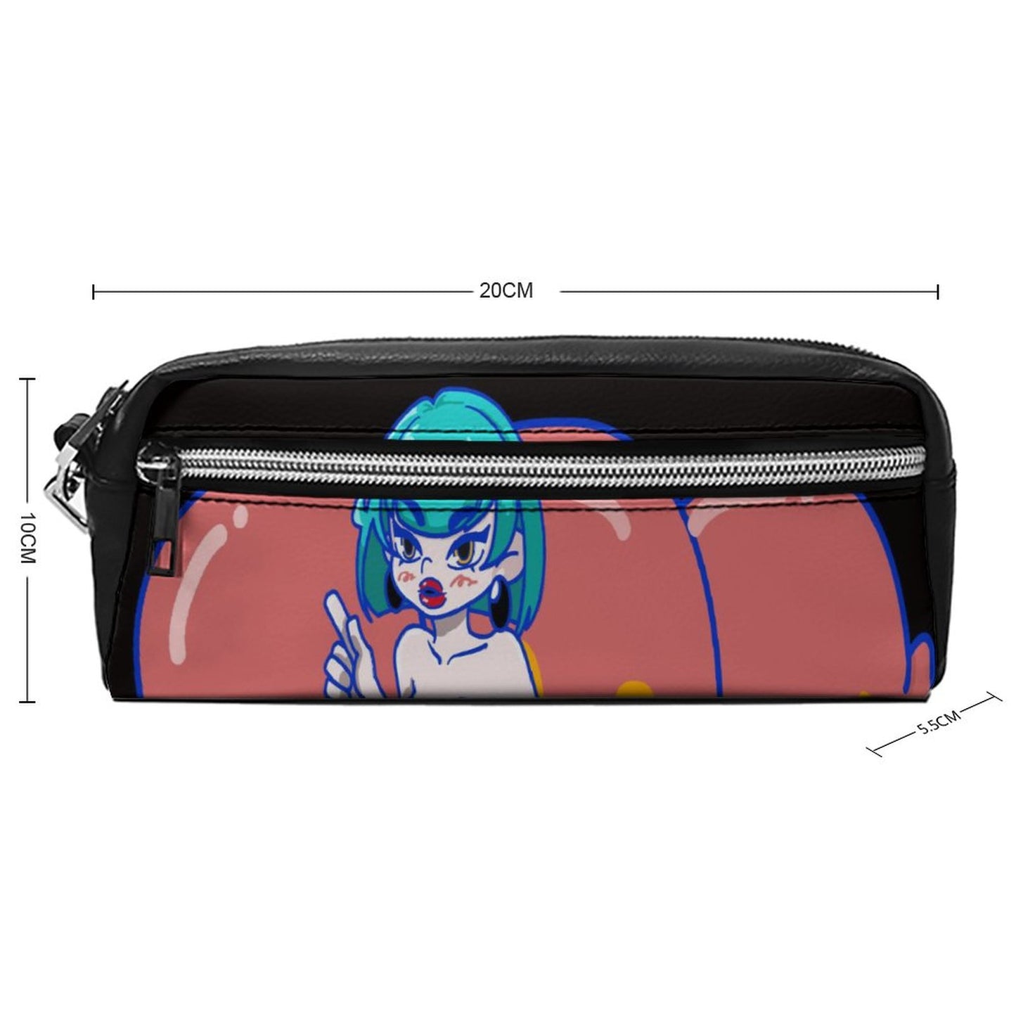 Astuccio Pelle Grande Capacità | Organizer Trucco Doppio Strato UV