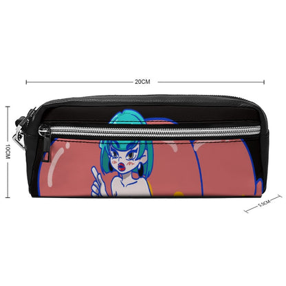 Astuccio Pelle Grande Capacità | Organizer Trucco Doppio Strato UV