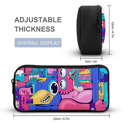 Astuccio Grande Capacità Personalizzato | Porta Cancelleria & Tech | 60+ Penne