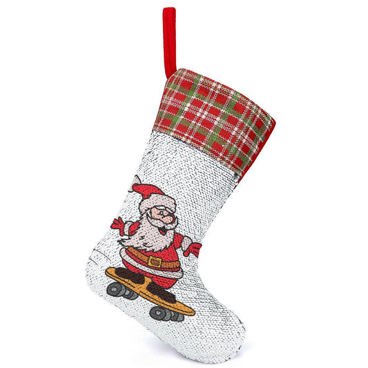 Calza di Natale Magica Personalizzata con Foto a Sorpresa