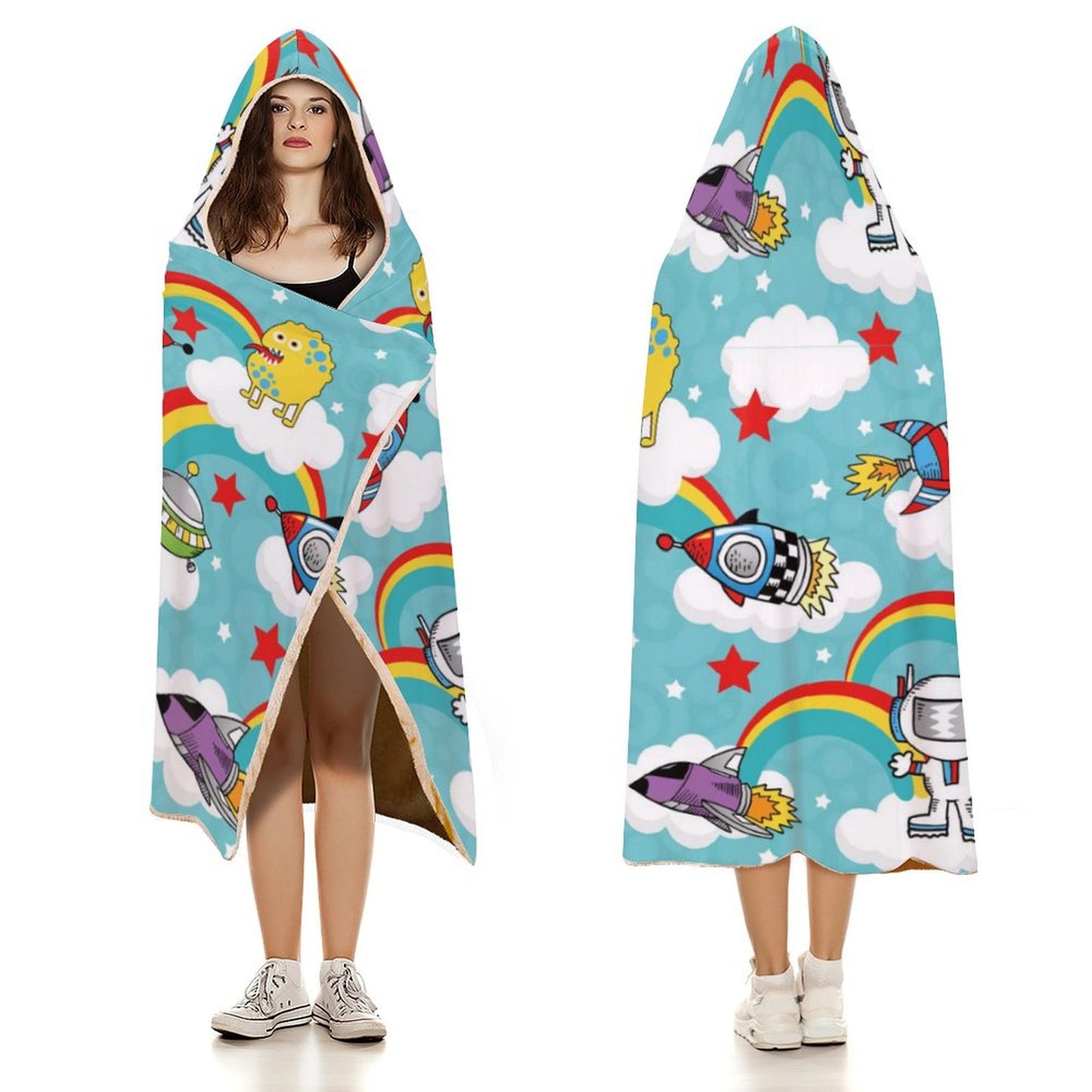 Coperta con Cappuccio Personalizzata | Indossa il Tuo Comfort con Stile