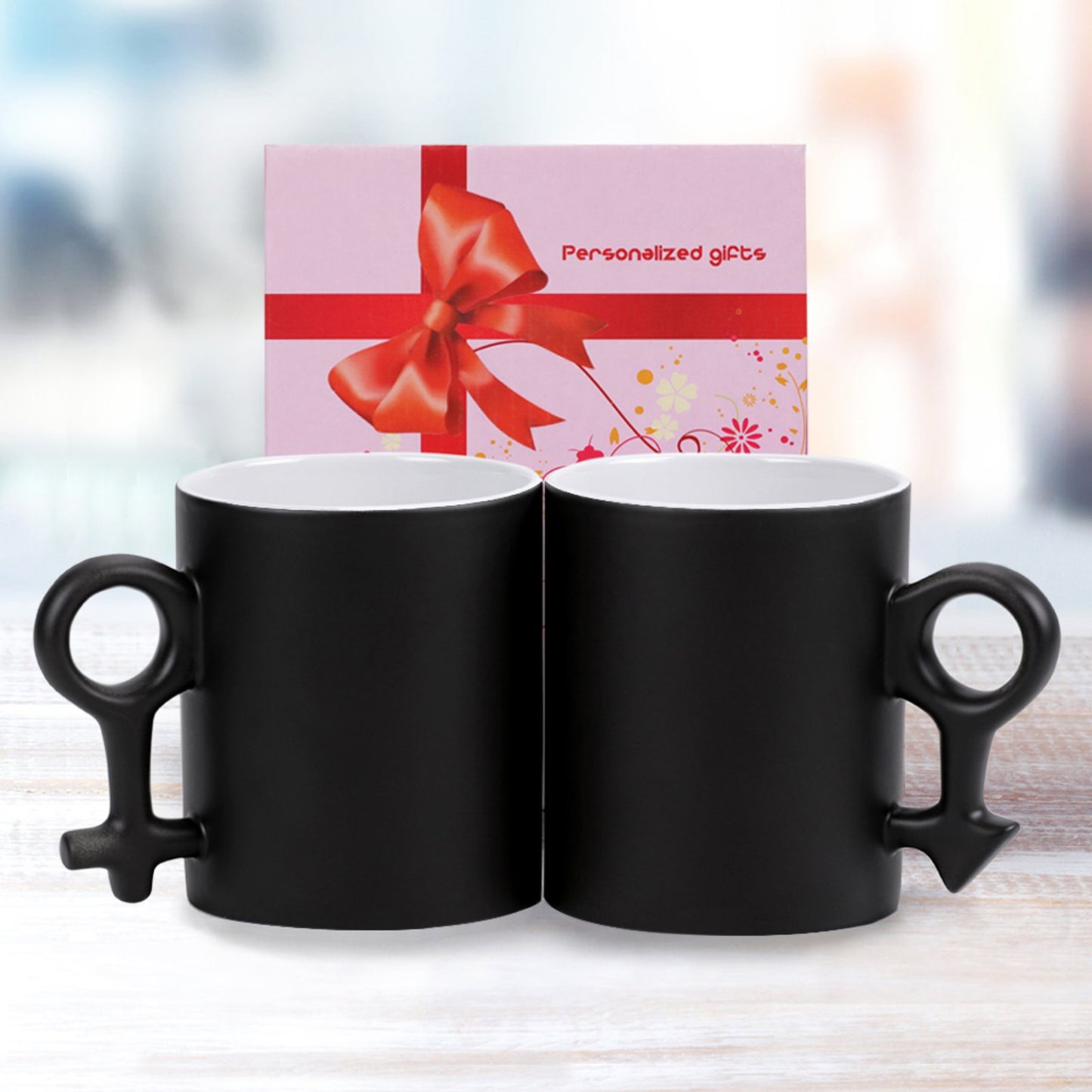 Set Tazze Magiche Coppia Personalizzate | Foto Reveal 330ml in Ceramica