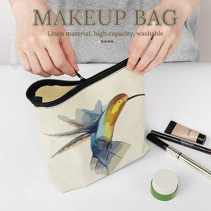 Pochette in Lino Personalizzata con Foto | Beauty Case Naturale