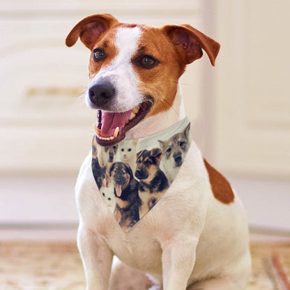 Bandana Triangolare per Animali in Poliestere Personalizzata