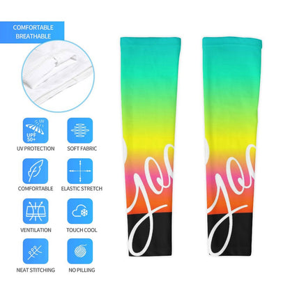 Manicotti Sportivi Lycra Personalizzati (Coppia) | Protezione UV | Stampa Unica