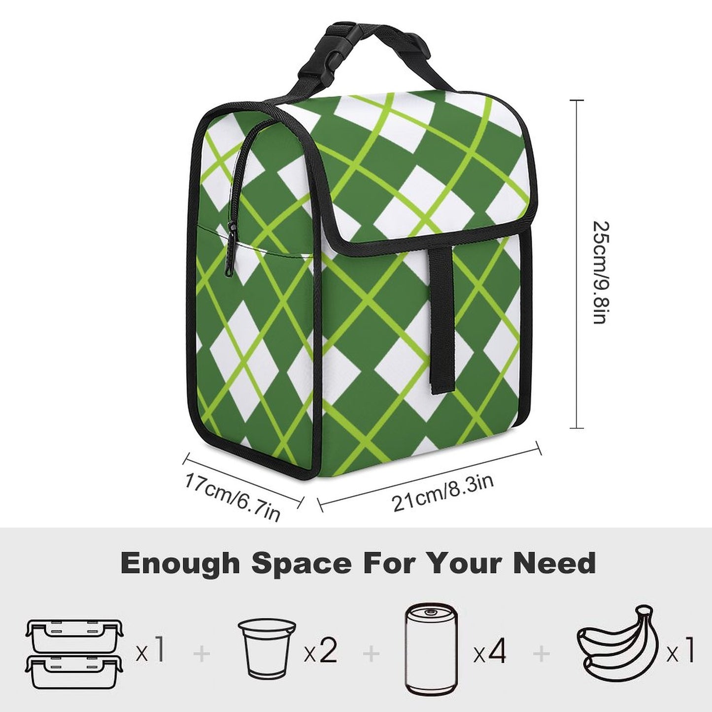 Borsa Pranzo Termica Portatile | Tote Isolante Personalizzata con Stampa UV