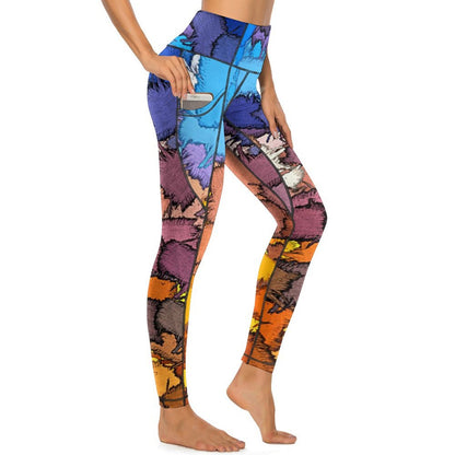 Pantaloni Yoga Alta Qualità con Doppie Tasche | Leggings Personalizzati Donna