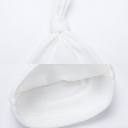 Cappellino Neonato Personalizzato | Morbido Berretto con Nodo