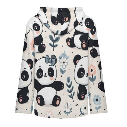 Giacca Pile Donna con Cappuccio e Zip Personalizzabile