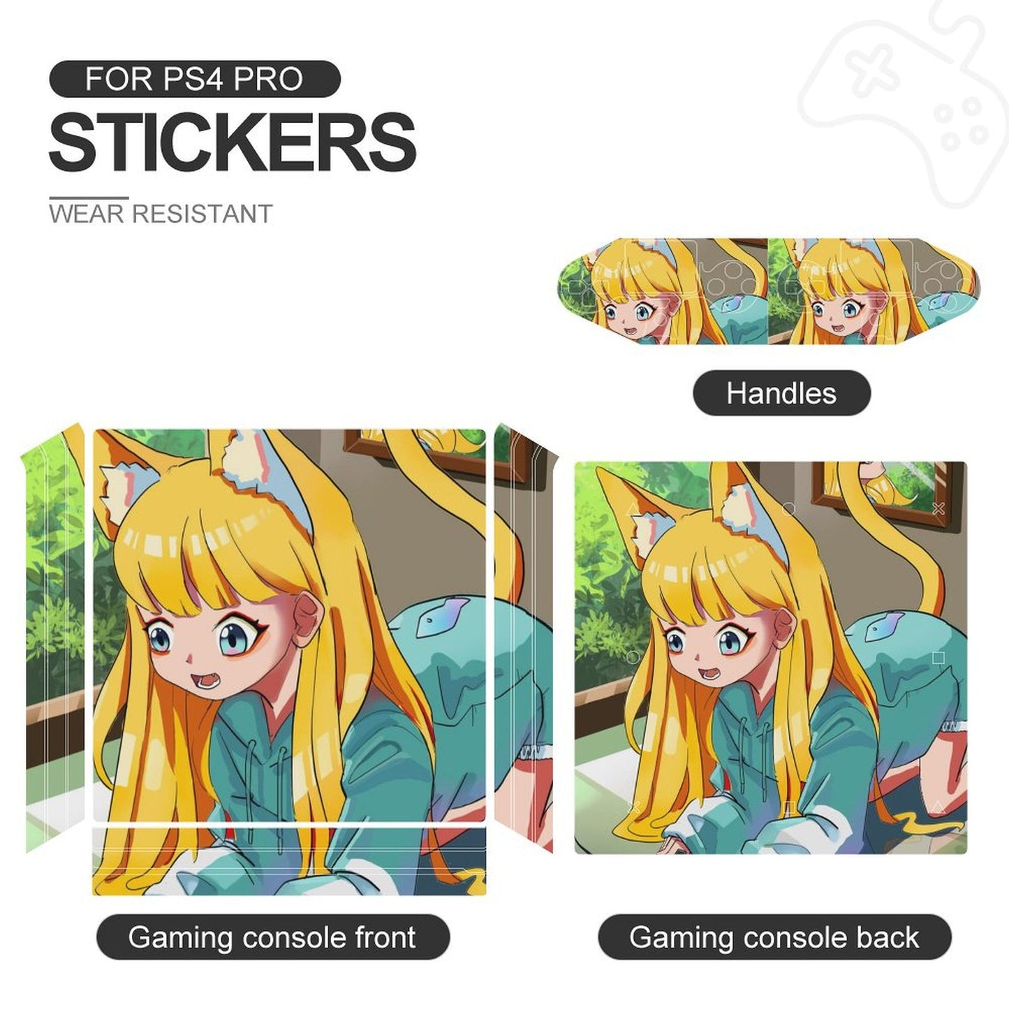 Skin PS4 Personalizzata con Foto | per PS4 Slim e Pro | Adesiva