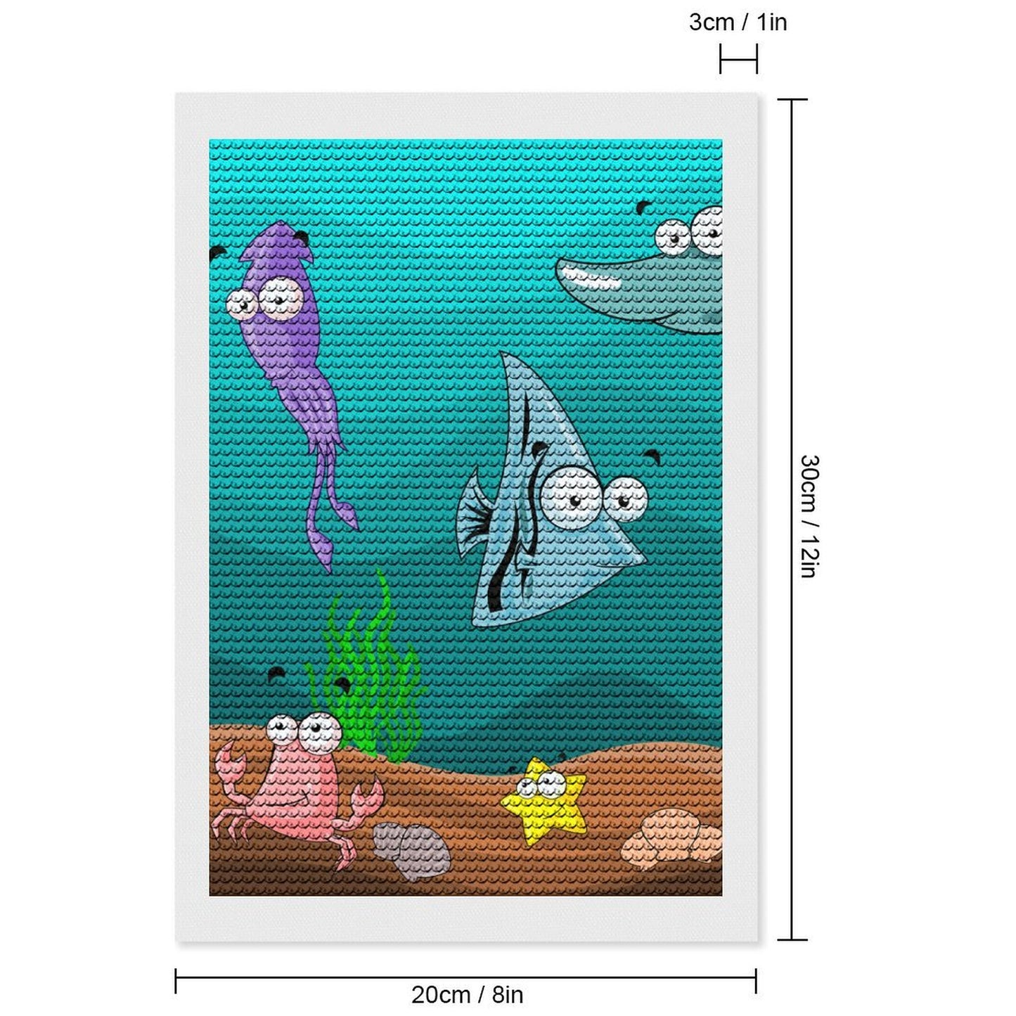 Diamond Painting Verticale Personalizzato | La Tua Terapia Artistica