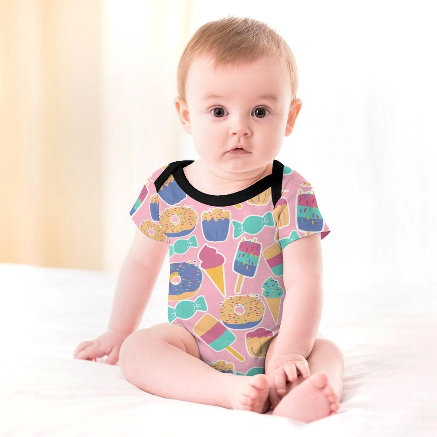 Body Neonato Personalizzato in Cotone con Stampa Digitale