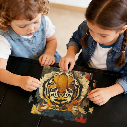 Puzzle in Legno Personalizzato | Taglio Irregolare 100 Pezzi
