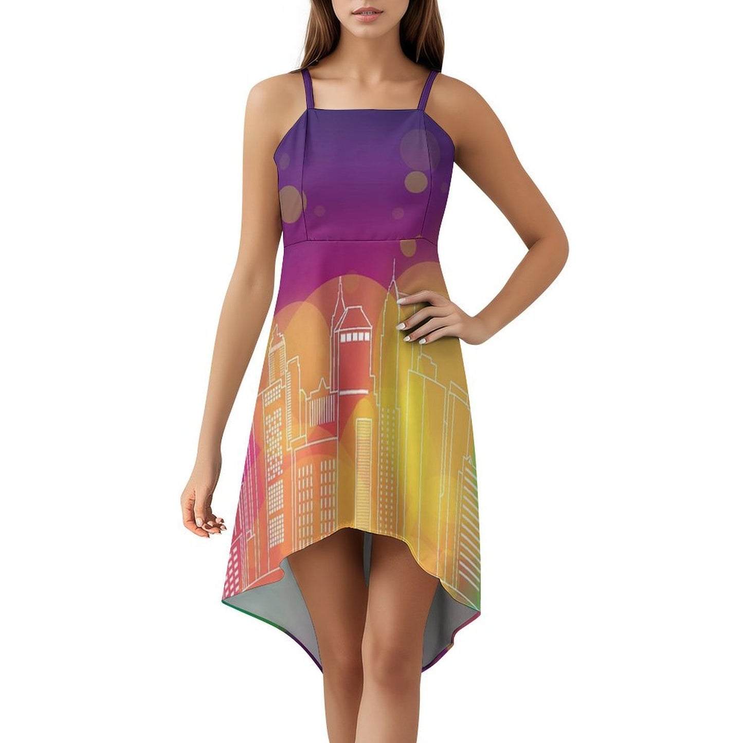 Abito Asimmetrico Donna Personalizzato | Vestito Estivo con Foto