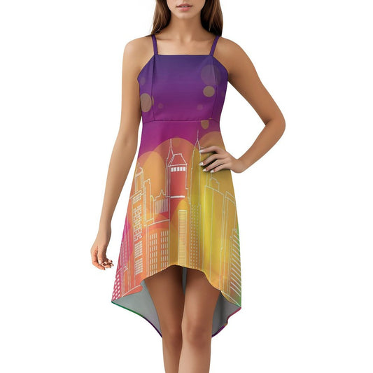 Abito Asimmetrico Donna Personalizzato | Vestito Estivo con Foto